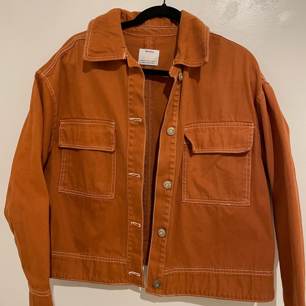 Bershka Burnt Orange Jacket